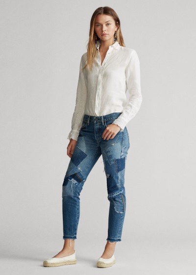 Polo Ralph Lauren Avery Boyfriend Jeans Dame Danmark (TMLIX6490)